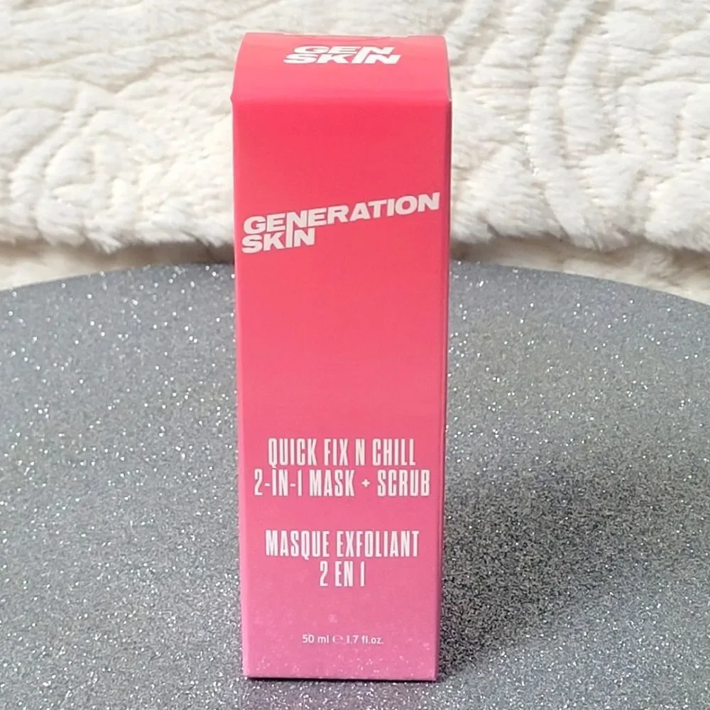 Generation Skin Quick Fix N Chill 2 in 1 Mask and Scrub New in Sealed Box